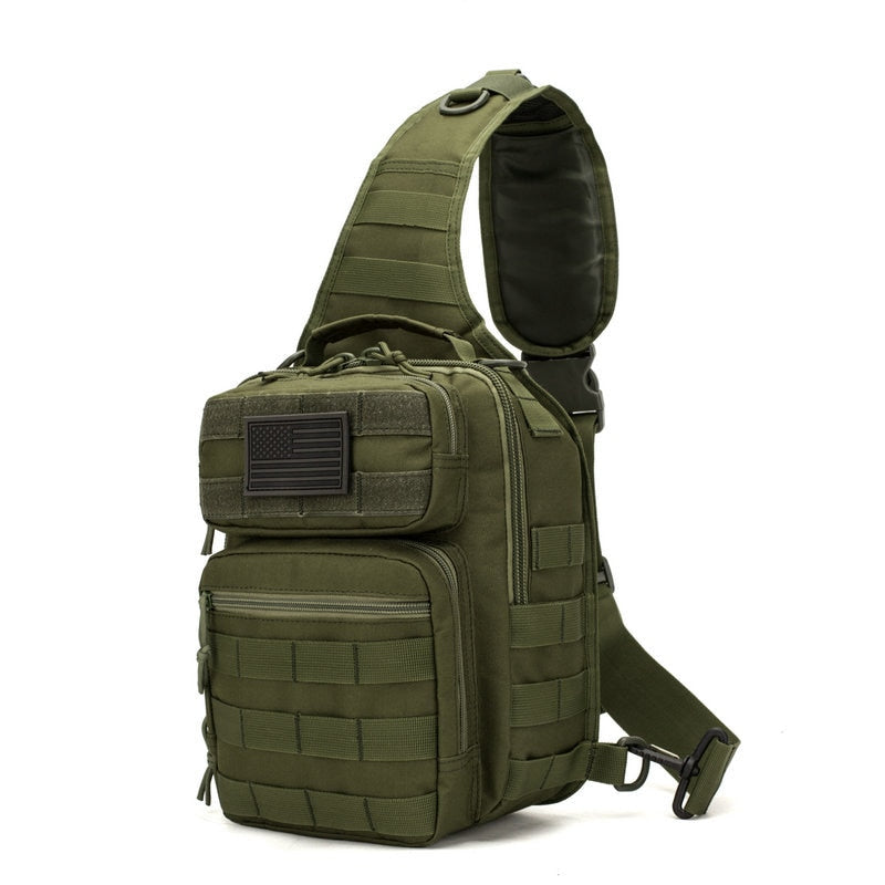 Military Tactical Chest Bag Single Shoulder Messenger Bags Outdoor Camouflage Travel Backpack Men Women