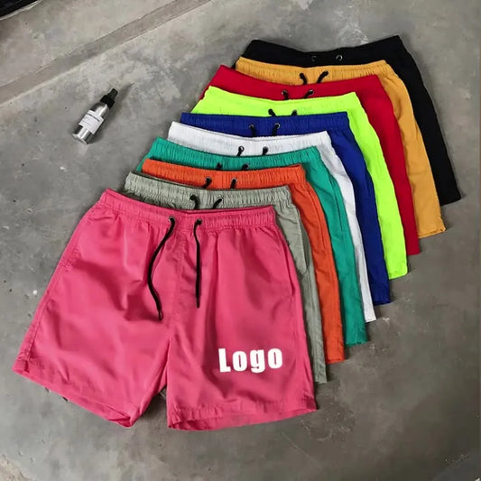 Custom logo men gym short blank sports jogger swim beach man summer mesh short sweat shorts pants for men sweat short