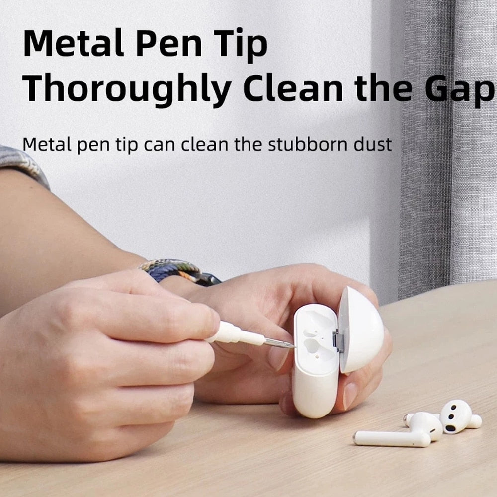 Bluetooth Earphones Cleaning Tool for Airpods Pro 3 2 1 Durable Earbuds Case Cleaner Kit Clean Brush Pen for Xiaomi Airdots 3Pro