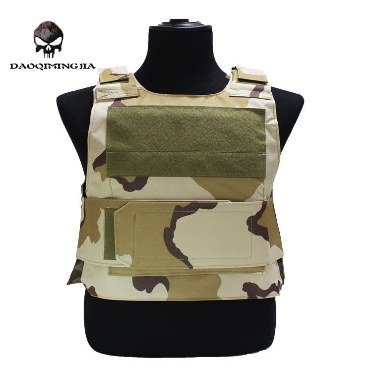 Security Guard Anti-Stab Tactical Vest with two Foam Plate Military Miniature Hunting Vests  adjustable shoulder straps