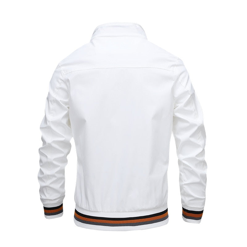 UrbanShield Men's Waterproof Windbreaker Jacket - Stylish Outdoor Coat for Spring/Autumn Fashion