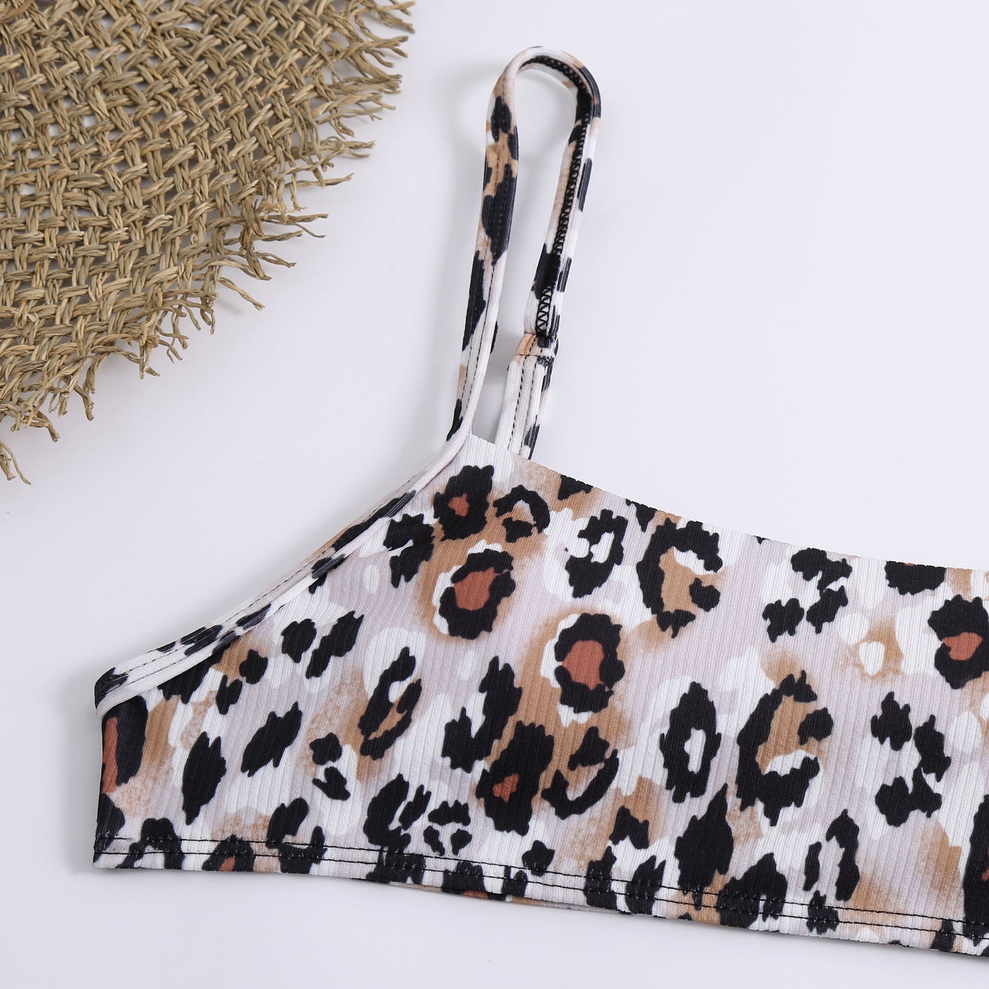 Leopard Bikini Set Women Swimsuit Two Piece Swimwear Halter Bikinis Summer Beach Bathing Suit