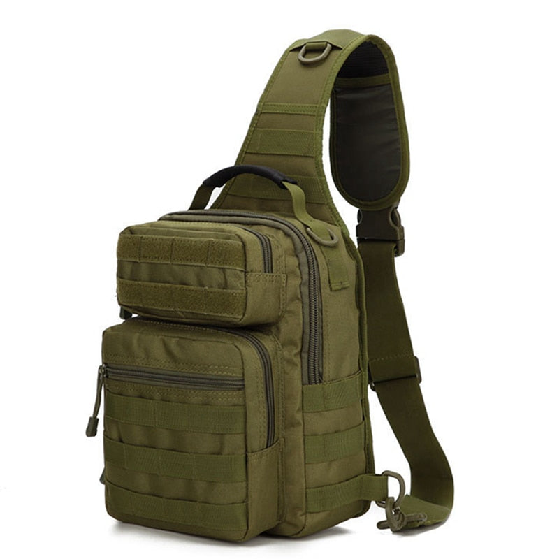 Military Tactical Chest Bag Single Shoulder Messenger Bags Outdoor Camouflage Travel Backpack Men Women