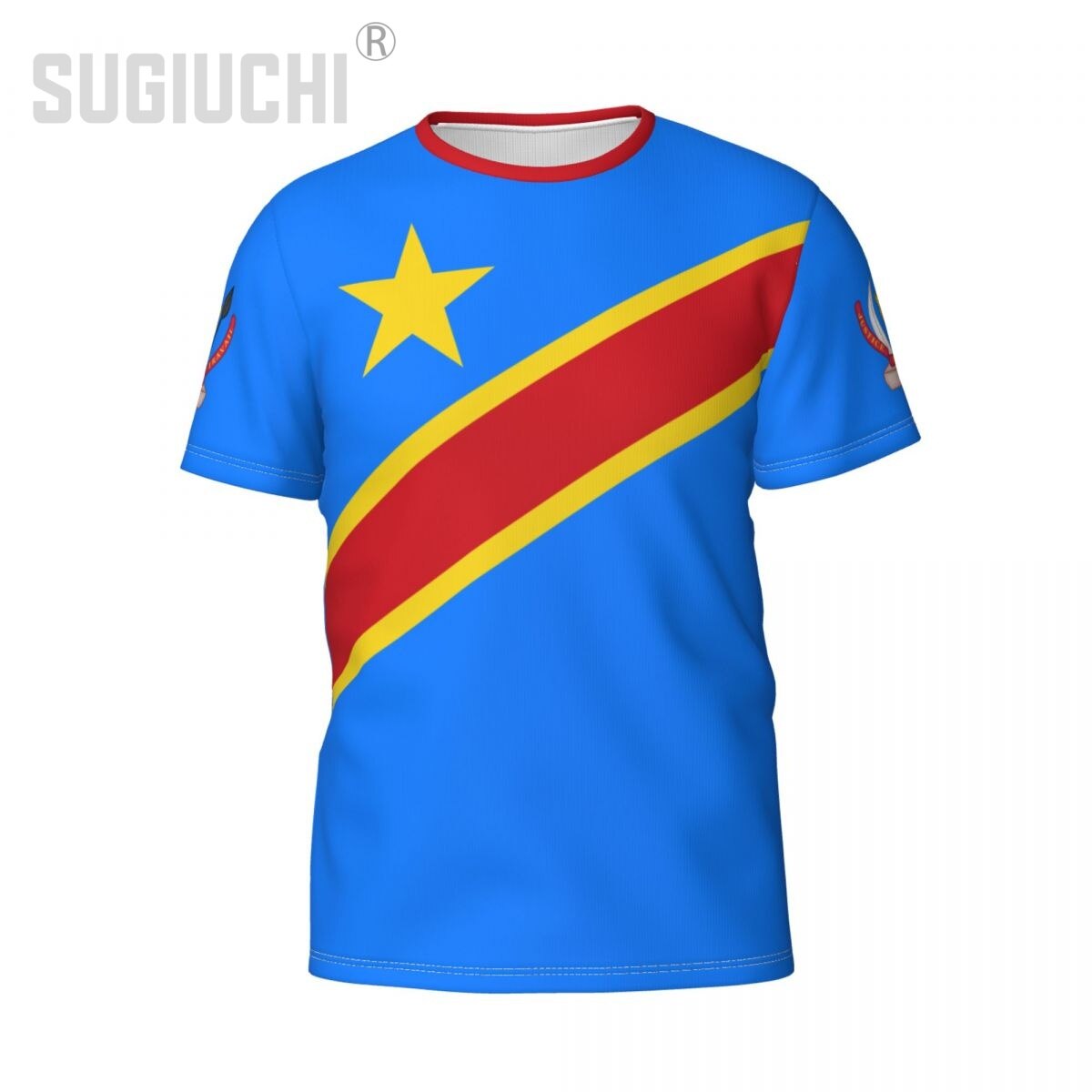 Custom Name Number Democratic Republic Of Congo Flag Emblem 3D T-shirts For Men Women Tees jersey Soccer Football Fans Gift