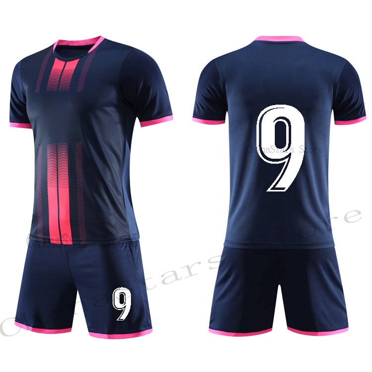 Men Boys Soccer uniforms, Youth Futbol Kits , Male Shirt Football , Kids Soccer Tee Shirt Shorts Suit Free Custom Name Number