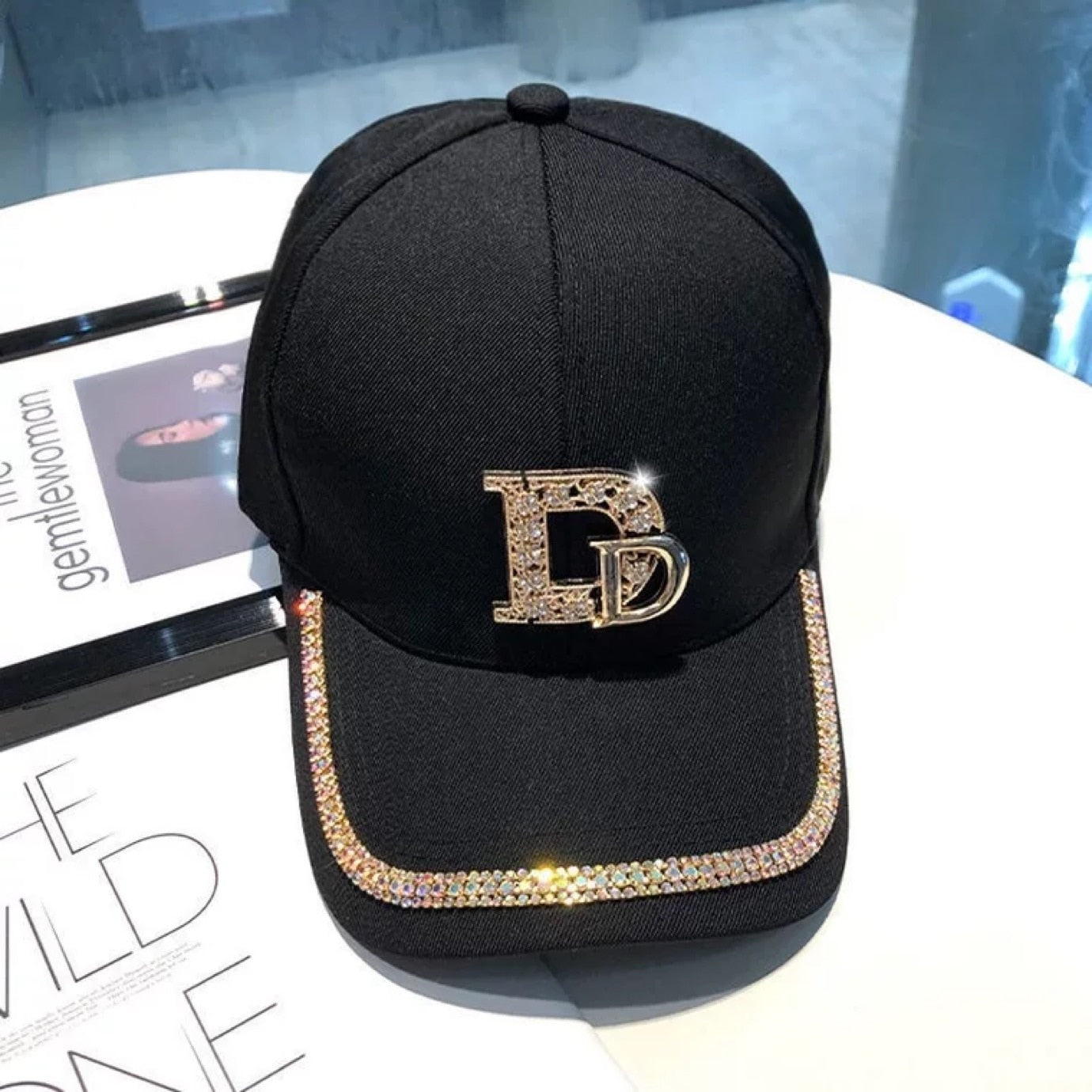 Fashion Brand Diamond D Letter Baseball Cap For Women Men Summer Outdoor Sun Protection Hat  Autumn Casual Ladies Caps