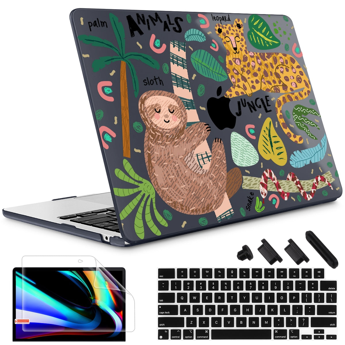 The Crown Cat Hard print case for MacBook Air Pro 13 14 16 M2 2022 2023 A2681 A2779 A2780 Retina 13.3 A1502 A2337 M1 2020 A2289