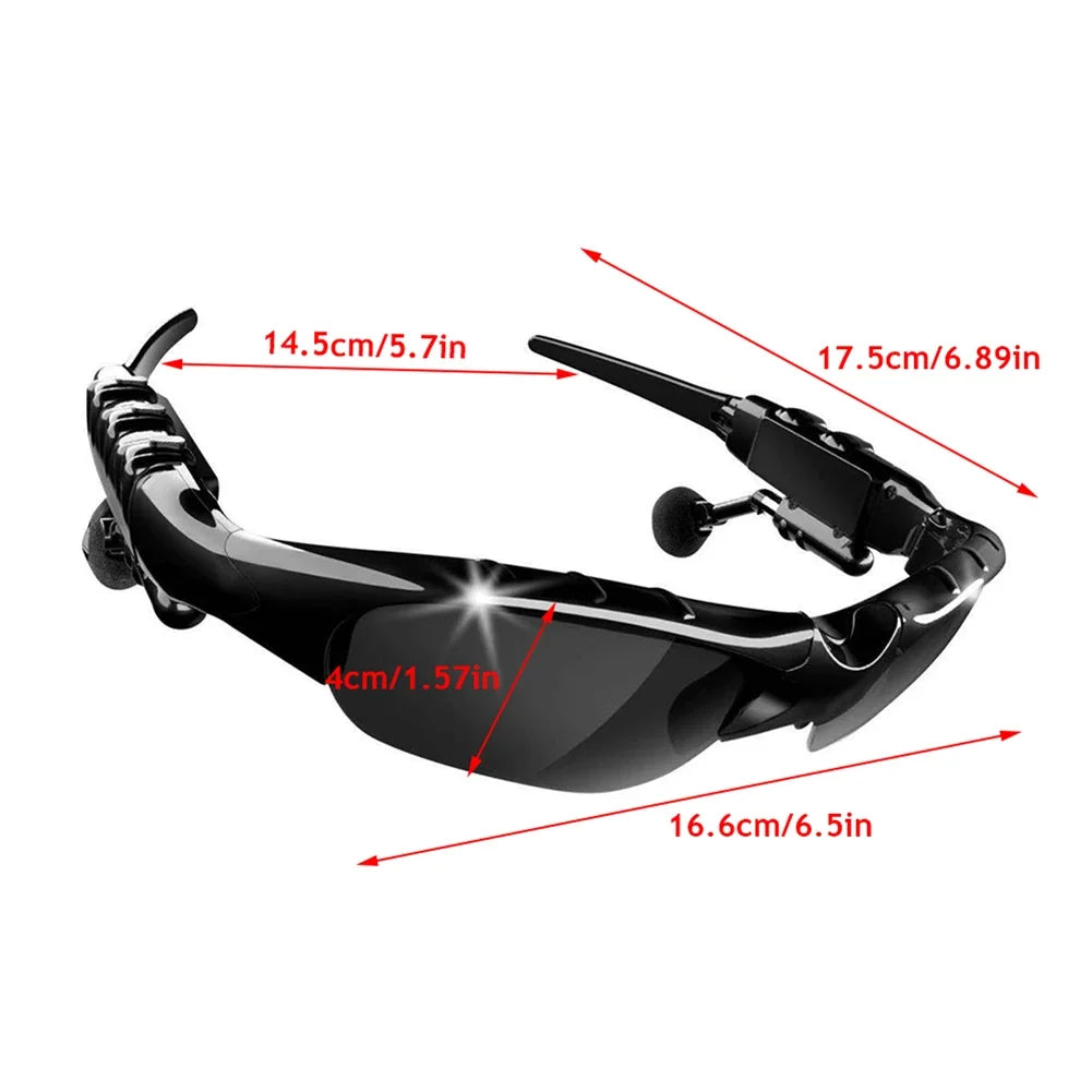 5.0 Smart Bluetooth Audio Glasses Outdoor Sports Cycling Surround Sound Headphones Listen To Music Call Polarized Sunglasses