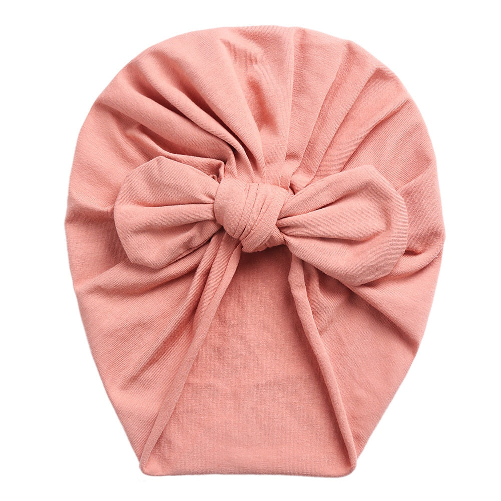 Rabbit Ears Knot Warm Indian Hat Baby Bandanas Turban Headband Girls Kids Hair Head Bands Accessories Headwrap Headdress