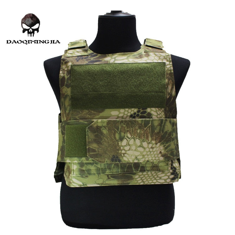 Security Guard Anti-Stab Tactical Vest with two Foam Plate Military Miniature Hunting Vests  adjustable shoulder straps