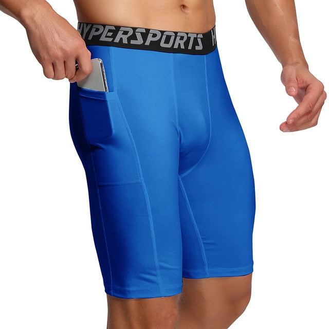 Compression Shorts Men Summer Sportswear Training Tights Gym Fitness Leggings Short Pants Sport Bottoms Running Shorts Men