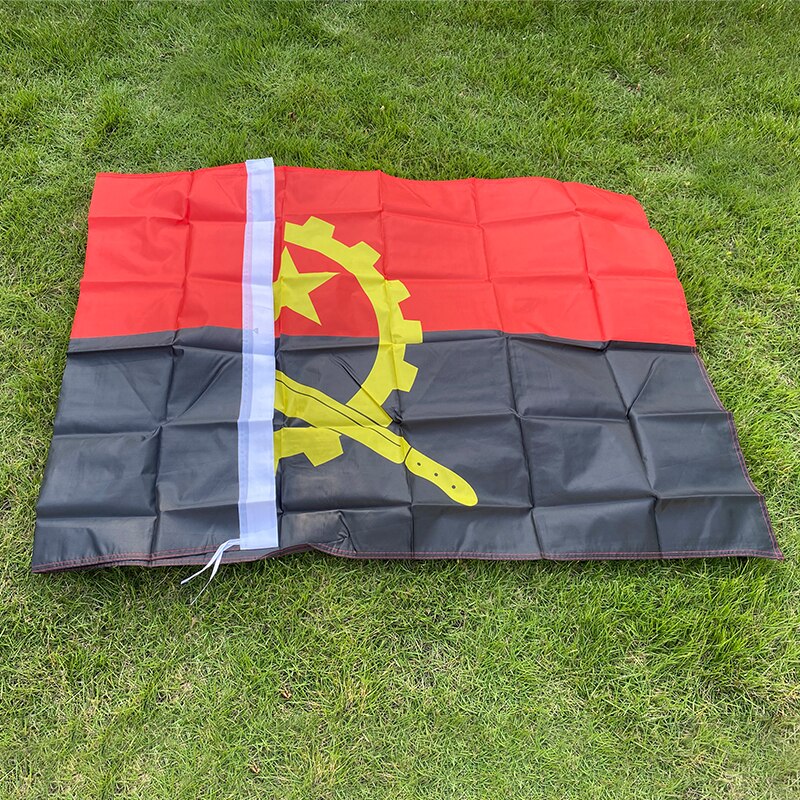 90*150cm Hanging Angola National flag Home Decoration Angola flag