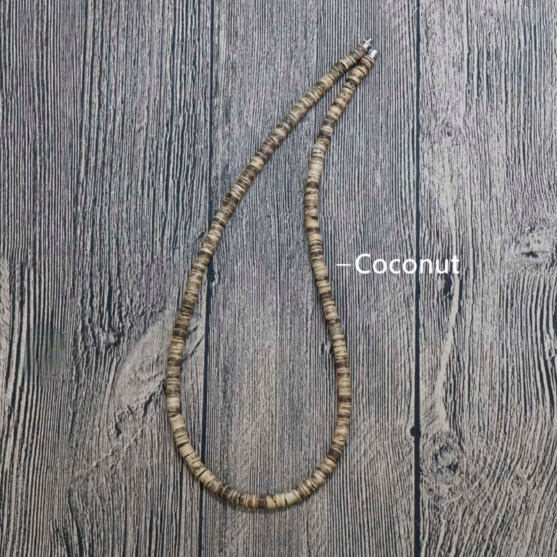 Summer Beach Bohemia Surfer Necklace For Men Simple Geometric Tribal Ethnic Coconut Shell Beaded Necklace Men Jewelry