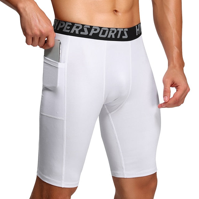 Compression Shorts Men Summer Sportswear Training Tights Gym Fitness Leggings Short Pants Sport Bottoms Running Shorts Men