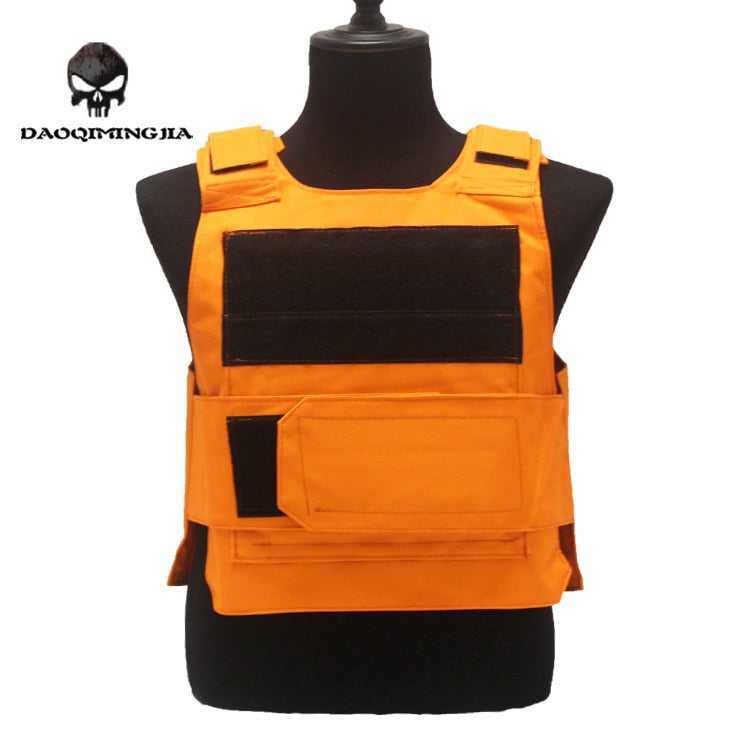 Security Guard Anti-Stab Tactical Vest with two Foam Plate Military Miniature Hunting Vests  adjustable shoulder straps