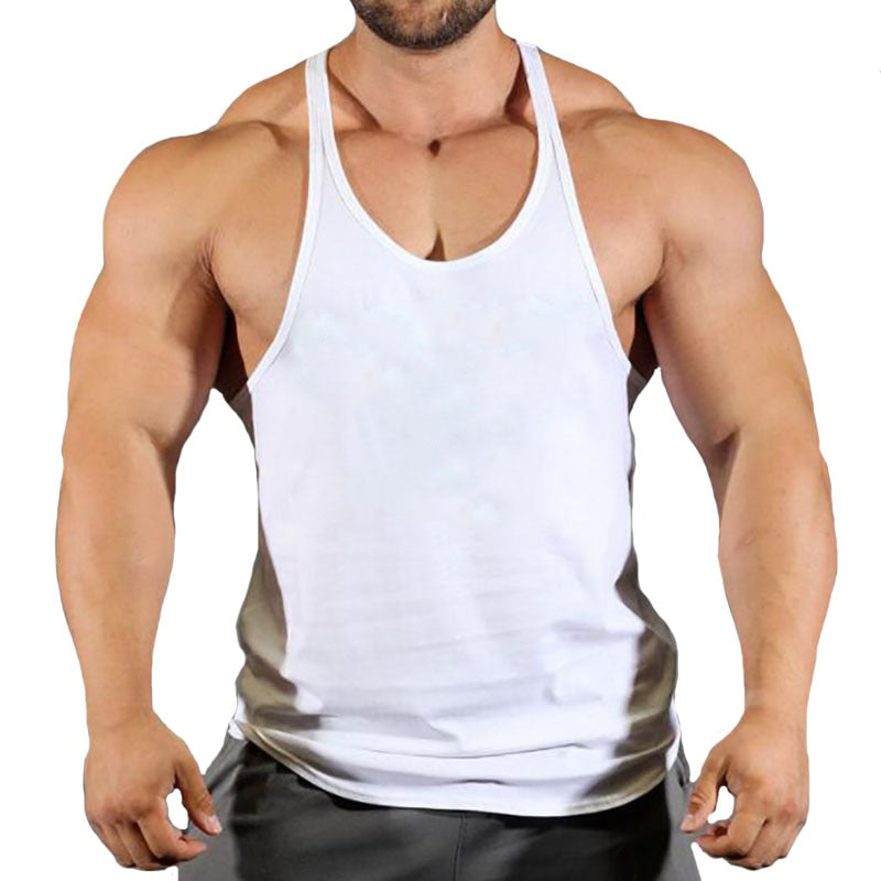 New Arrivals Bodybuilding stringer tank top Gym sleeveless shirt men Fitness Vest Singlet sportswear workout tanktop