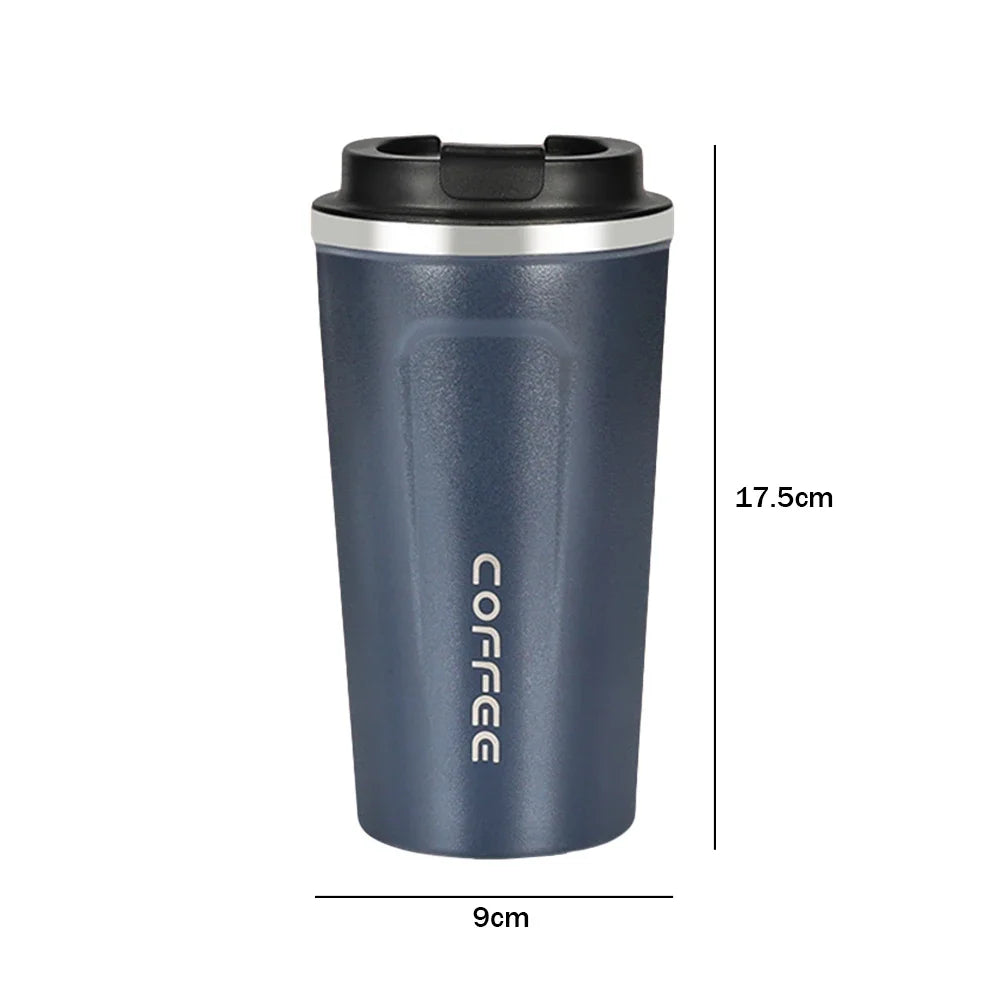 350ml/500ml Stainless Steel Coffee Cup Travel Thermal Mug Leak-Proof Thermos Bottle Tea Coffee Mug Vacuum Flask Insulated Cups