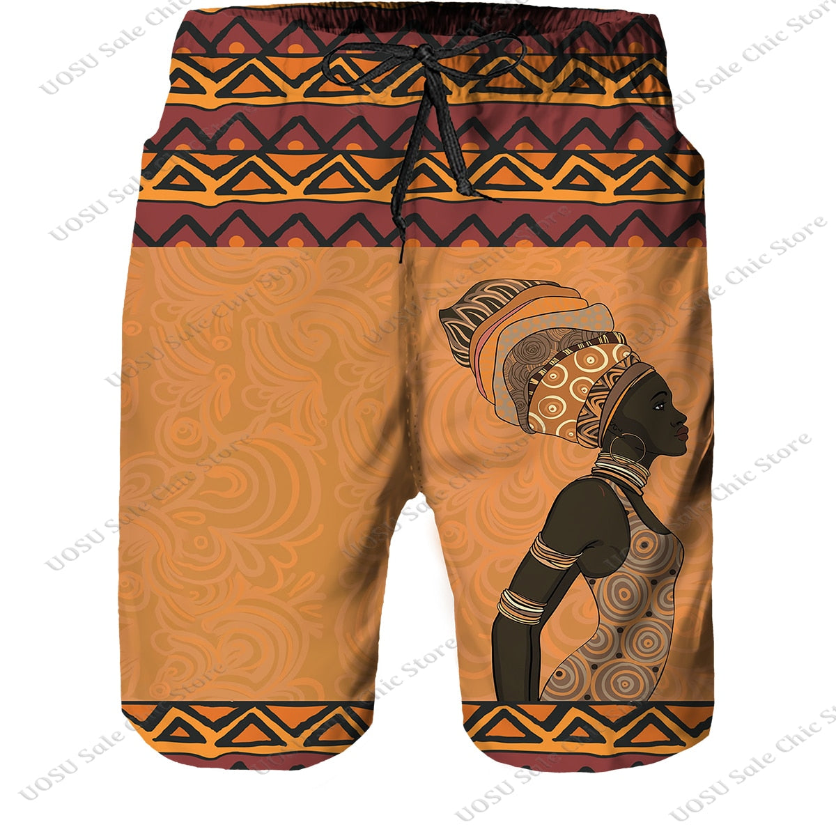 Man Summer Short Sleeve Africa Print Tees/Shorts/Suits Folk-custom T Shirt Shorts Tracksuit Set African Clothes for Men Oversize