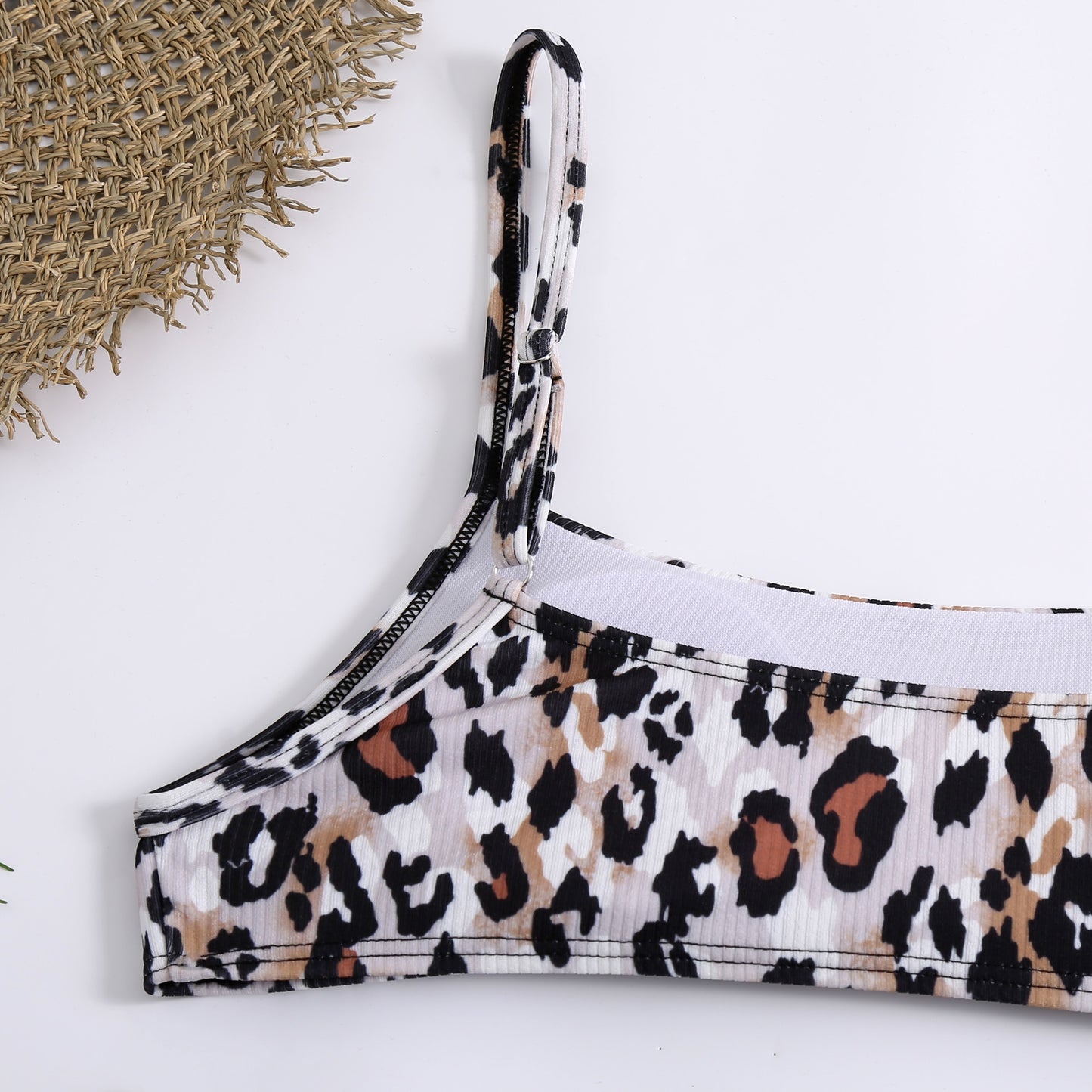 Leopard Bikini Set Women Swimsuit Two Piece Swimwear Halter Bikinis Summer Beach Bathing Suit