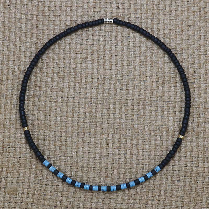 Summer Beach Bohemia Surfer Necklace For Men Simple Geometric Tribal Ethnic Coconut Shell Beaded Necklace Men Jewelry