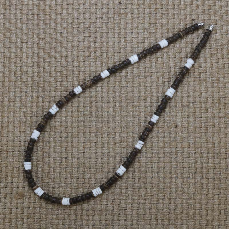 Summer Beach Bohemia Surfer Necklace For Men Simple Geometric Tribal Ethnic Coconut Shell Beaded Necklace Men Jewelry