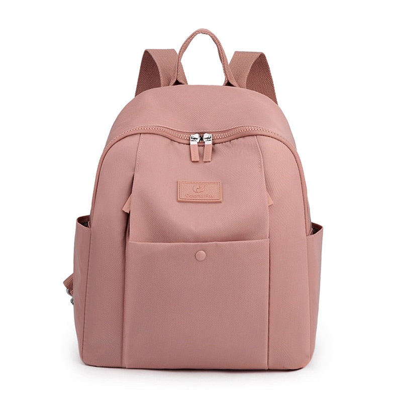 High quality Women Backpack Travel shoulder bag Nylon Daypacks Square lining Rucksack Youth Girls bag Female Knapsack Mochilas