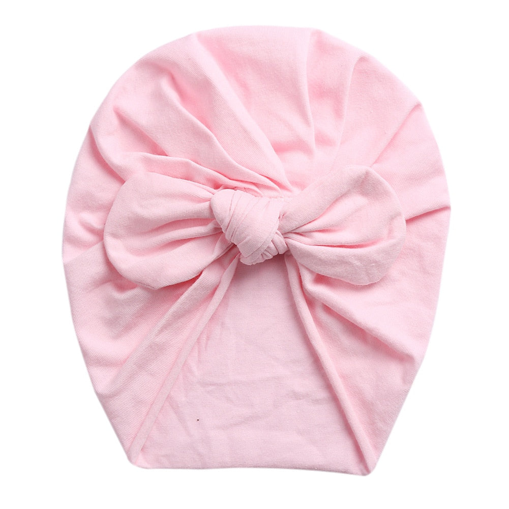 Rabbit Ears Knot Warm Indian Hat Baby Bandanas Turban Headband Girls Kids Hair Head Bands Accessories Headwrap Headdress