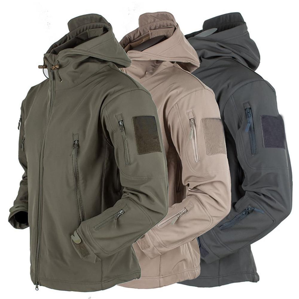 jacket Outdoor Soft Shell Fleece Men&#39;s And Women&#39;s Windproof  Waterproof Breathable And Thermal Three In One Youth Hooded