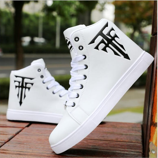 Skateboarding Shoes Men High Top Leisure Sneakers Comfortable Street Sports Shoes Walking Shoes Chaussure Homme Large size 47 48