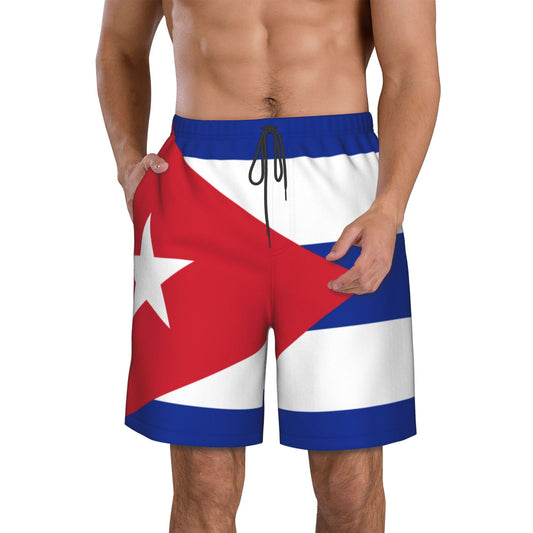 Flag Beach Pants Shorts Surfing M-2XL Polyester Swimwear Running