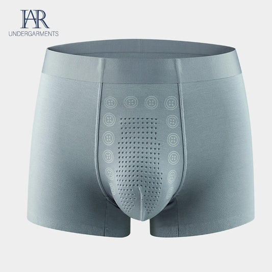 Men&#39;s Anion Antibacterial Modal Panties Loose Man Soft  U Convex Magnetic Therapy Panties Sexy Breathable Modal Mens Underwear