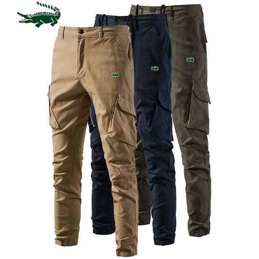 Men Trousers Solid Color Slim Fit Men&#39;s Pants New Spring Autumn High Quality Classic Business Pants Men